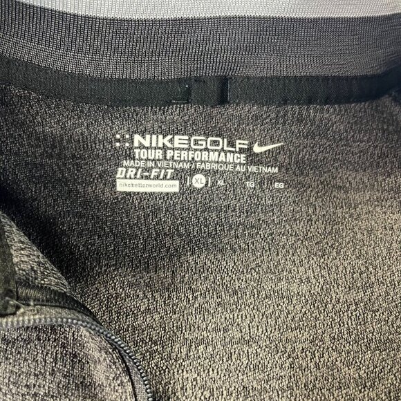 Nike Golf Tour Performance Dri Fit 1/4 Pull Over Two-Toned Men's Shirt Size XL - Picture 3 of 5